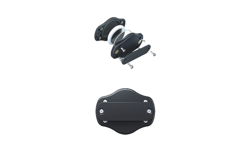 Pokrowiec ochronny na AirTag z wzorem łapy, uniwersalne dopasowanie do obroży dla psa, zabezpieczony śrubą przed kradzieżą.