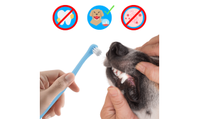 Szczoteczka dentystyczna Gentle Clean dla psów i kotów z miękkim nylonowym włosiem Szczoteczka dentystyczna Gentle Clean dla psów i kotów z miękkim nylonowym włosiem