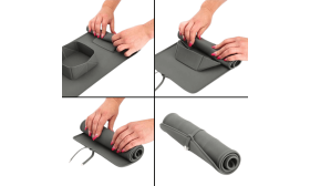 Składana miska Podróżna dla Psa – Podwójna składana mata na karmę 1200 ml