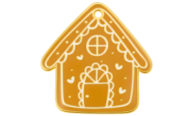 Grawerowany Identyfikator dla Psa Domek z Piernika Grawerowany Identyfikator dla Psa Domek z Piernika