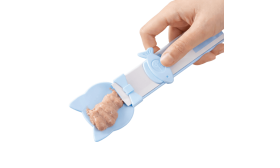 Zestaw 3 łyżeczek wyciskających dla kotów – do kremowych przysmaków i mokrej karmy