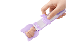 Zestaw 3 łyżeczek wyciskających dla kotów – do kremowych przysmaków i mokrej karmy