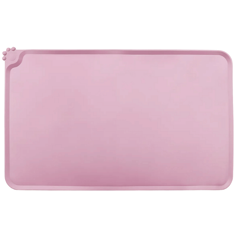 Silikonowa Mata Pod Miskę dla Psa – Wodoodporna i Antypoślizgowa z Podniesionymi Brzegami